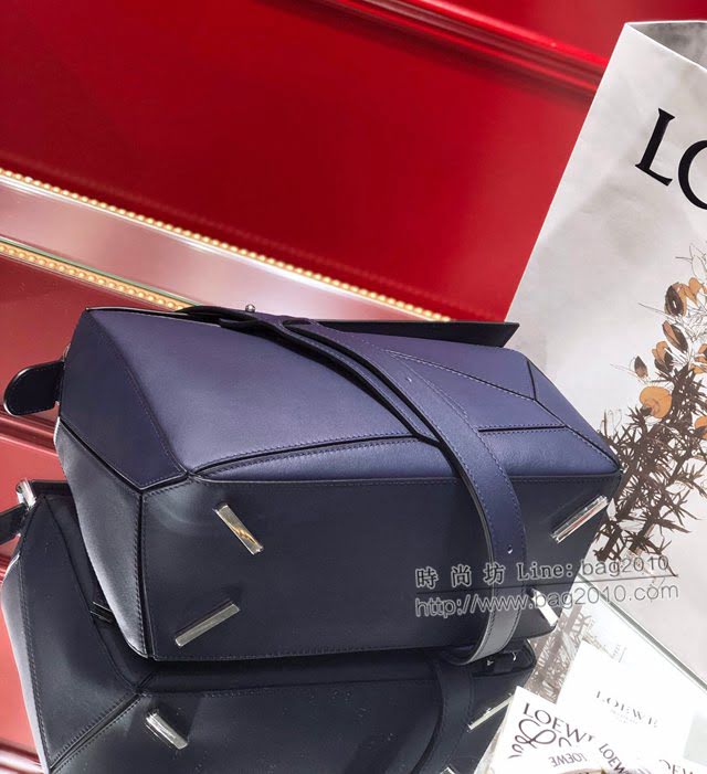 LOEWE經典爆款包包 羅意威中號Puzzle幾何拼接手提斜挎包 10171  tcl1150